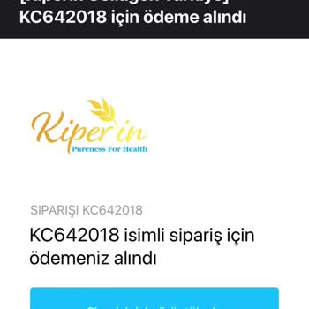 Kiperin Collagen Siparişim 43 Gün Oldu Hala Kargoya Verilmedi
