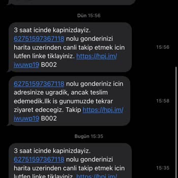 hepsiJET Kargo Teslim Sorunu
