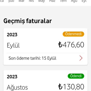 Vodafone Ek Paket Ücreti