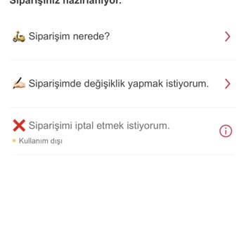 Yemeksepeti Ürün Hizmet Ve Teslimat