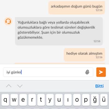 Trendyol Siparişim Ne Oldu?