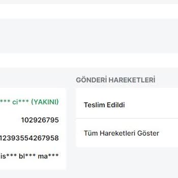 Trendyol Express Sorumsuzluğu