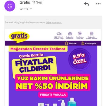 Hesabımı Silen Gratis Hatasını Telafi Etmiyor