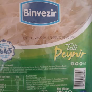 Binvezir Peynir SKT Geçmemiş Ama Ürün Bozulmuş