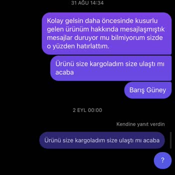 Acsesuarbank Kusurlu Ürünün İadesi/değişimi Yapılmaması.