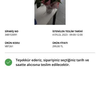 ÇiçekSepeti'nden Alınan Çiçeklerde Yaşanan Sorun