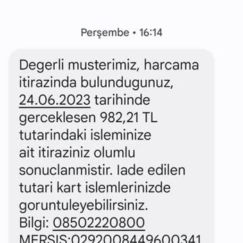 Denizbank Harcama İtirazına İade Yapmadı