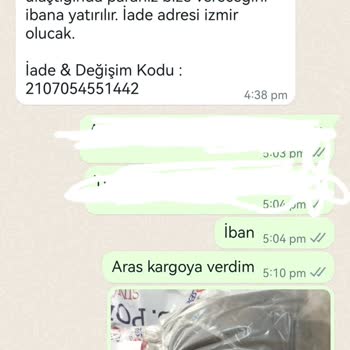 Aras Kargo Partibutikk Instagram Sayfasından Yanlış Ürün Gönderildi