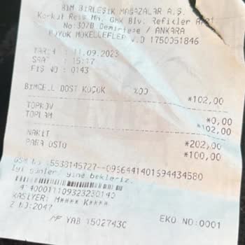 BİM Yüklediğim Kontörler 05538145727 Numaralı Hattıma Gelmedi