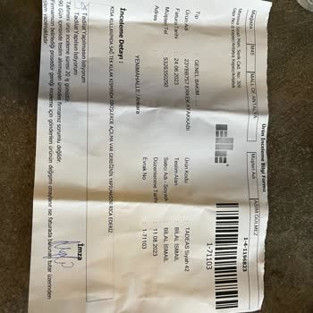 Elle Ayakkabı Ürün Değişimi Yapılmayarak Tadilat Yapılıp Gönderilmiş.