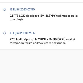 Şok Marketler Teslimat Sorunu