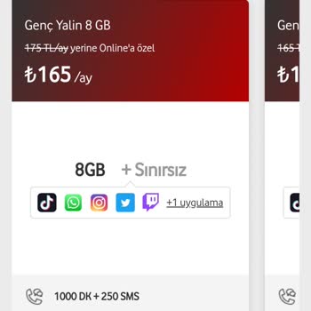 Vodafone Başvurumdaki Paket Verilmedi, Kullanıcı Olarak Tanımlanmadım