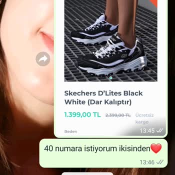 B&G Sportive Numara Küçük Olmasından Dolayı Değişim Sağlanmaması