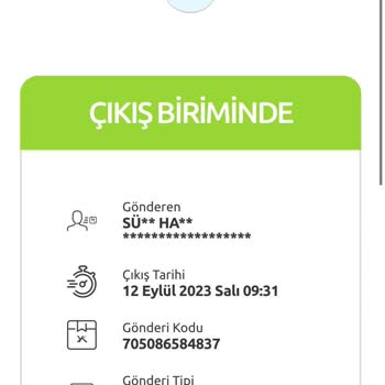 Yurt İçi Kargoyu Çıkarmadı