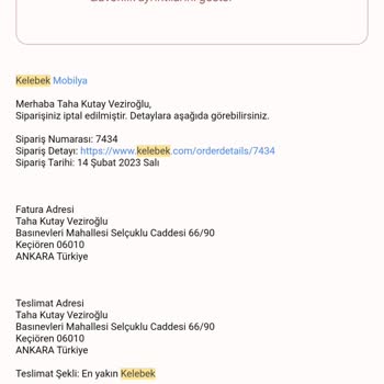 Kelebek Mobilya Hakem Heyeti Kararını Uygulamıyor