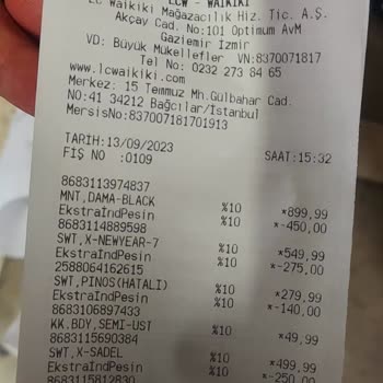 LC Waikiki Etiket Fiyatı İle Kasa Fiyatı Farklıydı