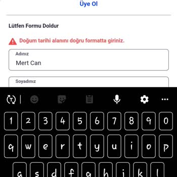 Samsung S Wallet Üyelik Hatası
