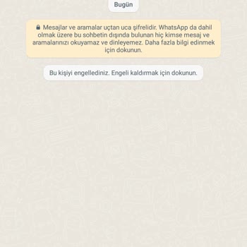 WhatsApp'tan Gelen Arama