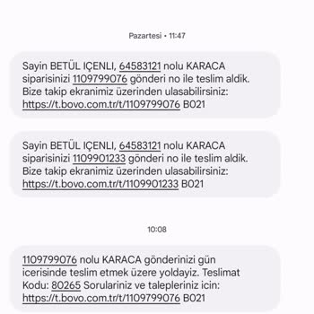 BOVO Kargom Evime Gelmedi...
