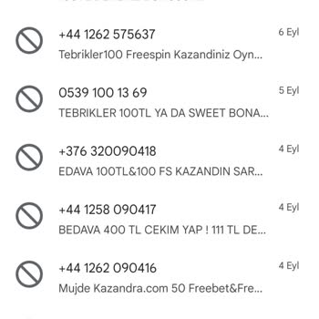 Türk Telekom +44, +376 Ve 0539100 İle Başlayan Bahis Siteleri