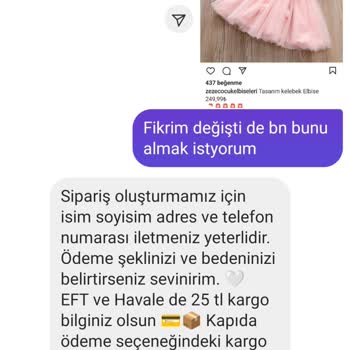 Zezecocukelbiseleri (Instagram) Kız Bebek Elbisesi De Mağdur Edildim
