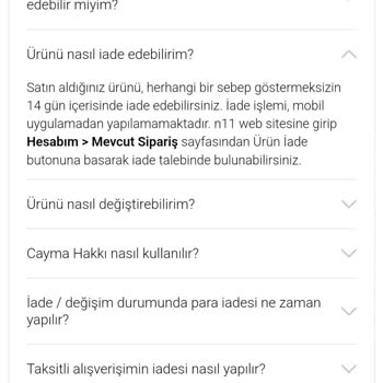 N11 Yanlış Gönderilen Ürün İçin İade Kabul Etmiyor