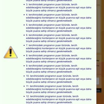 ÖSYM Ek Tercih Taban Puanları Kaldırın!
