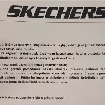 Boyner Ve Skechers Ürününün Arkasında Durmadı!