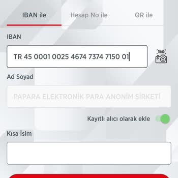 Papara IBAN Teyit İsteği Ve Hesap Sorunu