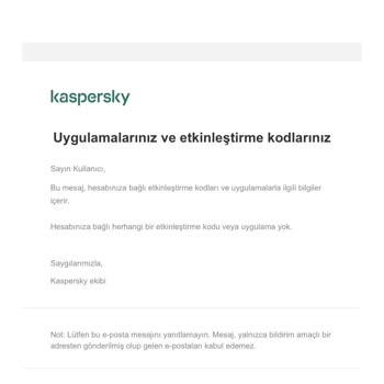 Kaspersky Lab Kaspersky Kod Sorunu
