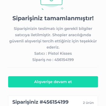 Pistol Kisses Sipariş Verdiğim Ürün Gelmedi