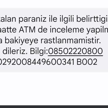 Denizbank Kendi ATM'si Parayı Yuttu