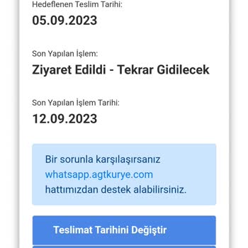 AGT Kurye (aynigunteslim.com) X Bankası'ndan Ek Kart Başvurusu Yaptım, Ama Kurye Gelmedi