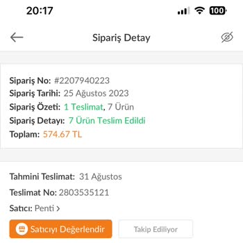 Trendyol Express Kargomu Kaybetti Ücret İademi Yapmıyor.
