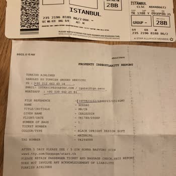 THY Bir Türlü Teslim Edilemeyen Kayıp Bagajım