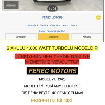 Yuki Motor Amy Modeli Hakkındaki Gerçekleri Açığa Çıkarın