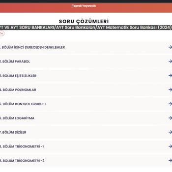 Toprak Yayıncılık Video Çözümü Konu Ve Test Eksikliği