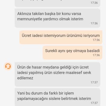 Trendyol Açıklamasız Sipariş İptali