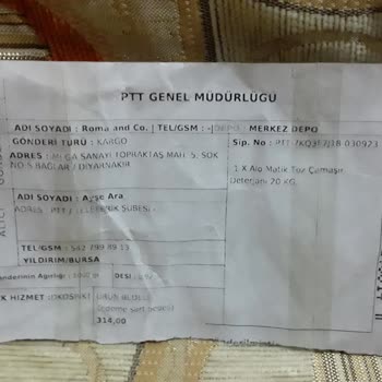 PttAVM Alomatik Yerine Tuz Göndermişler