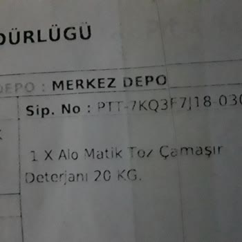 PttAVM Alomatik Yerine Tuz Göndermişler
