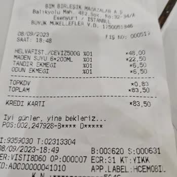 BİM'den Aldığım Serel Helvanın İçinden Çıkan Şey