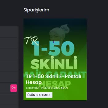 Riotsatış Aldığım Garantili Hesap Teslim Edilmiyor.