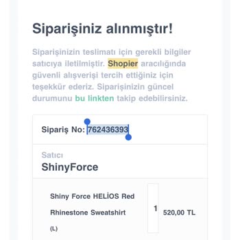 Shiny Force Ürün Kargoya Verilmiyor