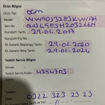 Samsung Arızalı Bozuk Çamaşır Makinesi Sattı Arkasında Durmuyor