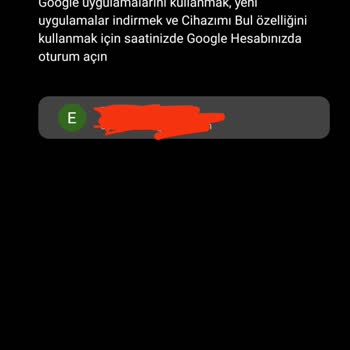 Samsung Telefon Galaxy Watch 6 Google Hesabı Kopyalanamadı Sorunu