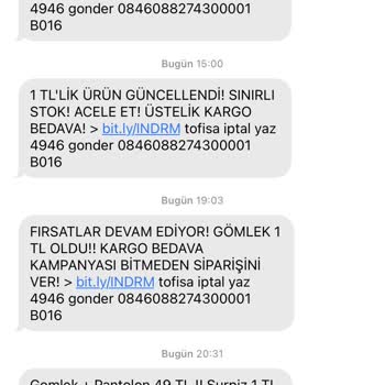 Tofisa Sürekli SMS Gönderme