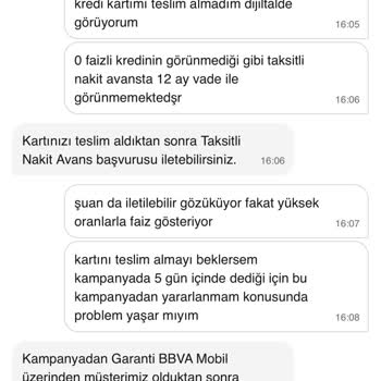 Garanti BBVA Asılsız Kampanya Ve Saygısız Müşteri Temsilcisi