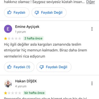 Aras Kargo Niobe Şubesi Tüm Manisa'yı Mağdur Ediyor!