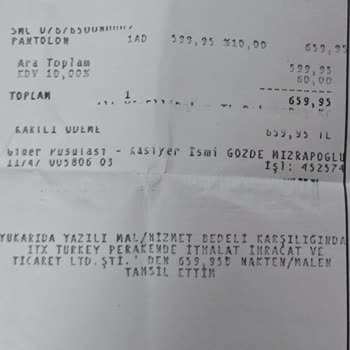 Pull & Bear Güvenimi Yitirdi.