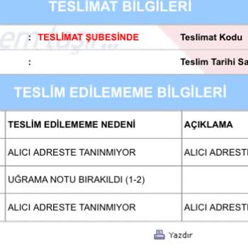 Aras Kargom Gelmiyor Bir de Utanmadan Tanınmıyor Yazıyor